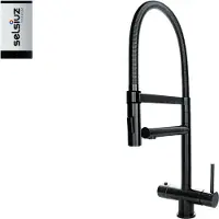 Selsiuz Inox XL kokend water kraan met titanium single boiler gunmetal