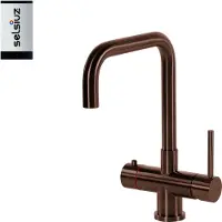 Selsiuz Inox kokend water kraan met single boiler en U-uitloopkraan copper
