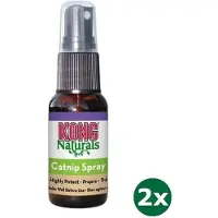 Kong naturals catnip kattenkruid spray 2x 30 ml