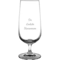 Fusion Gegraveerde bierglas op voet 41cl De Leukste Skoanmem