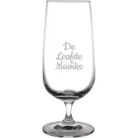 Fusion Gegraveerde bierglas op voet 41cl De Leafste Muoike