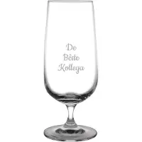 Fusion Gegraveerde bierglas op voet 41cl De Bêste Kollega