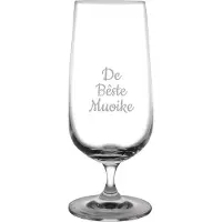 Fusion Gegraveerde bierglas op voet 41cl De Bêste Muoike