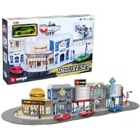 Bburago Ago City koffer met 2 constructies en 1 voertuig 1:43