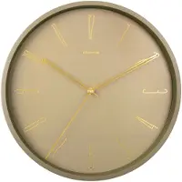 Karlsson Belle Numbers Wandklok | Ø35cm | Moss groen