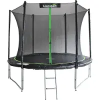 Viking Choice Trampoline - met veiligheidsnet en ladder - 244 cm - zwart groen