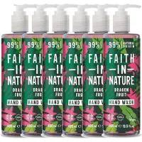 Faith In Nature - Hand Wash Dragon Fruit - 6 Pak - Voordeelverpakking