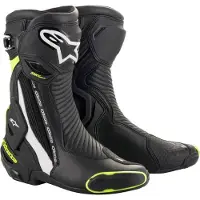 Alpinestars SMX Plus V2, Laarzen ,zwart/witte/neon geel ,45 EU