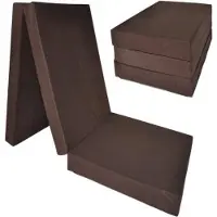 Viking Choice Logeermatras extra dik - bruin - camping matras - reismatras - opvouwbaar matras - 195 x 80 x 15