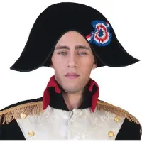 Funny fashion Napoleons hoed (Zwart)