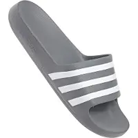 Adidas Originals Muiltjes 'Adilette Aqua' grafiet / wit