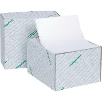 Rillstab 17949 2-voud 240 mm x 12 inch wit 60 grams Kettingpapier (1.000 vel)