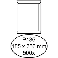 Quantore - Envelop akte P185 185x280mm wit 500 stuks