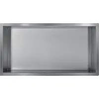 Guido Gusto Gun metal RVS Inbouwnis 30x60x7cm