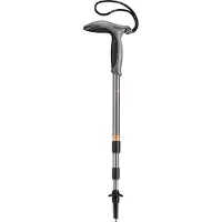 LEKI Super Micro Wandelstokken Zwart (66-90 cm) || Maat: 90