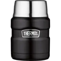 Thermos Stainless King 0,47 l thermoscontainer (Maat 0,47 Liter, Rood)