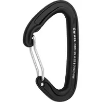 Grivel K3W Plume karabiner (Maat One Size, Zwart)