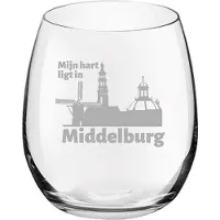 Royal Leerdam Gegraveerde Drinkglas 39cl Middelburg