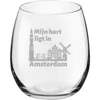 Royal Leerdam Gegraveerde Drinkglas 39cl Amsterdam
