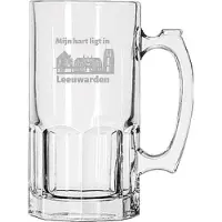 Libbey Gegraveerde Bierpul 1ltr Leeuwarden