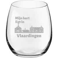Royal Leerdam Gegraveerde Drinkglas 39cl Vlaardingen