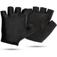 Rogelli Solid Short Gloves Zwart 2XL Man