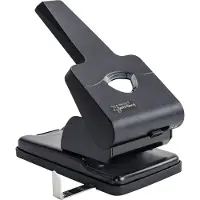 Rapesco Perforator Rapesco HD865-P antibacterieel 2-gaats zwart | 1 stuk | 6 stuks