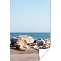 PosterMonkey Poster Schelpen - Strand - Zee - Zomer - Zon - 40x60 cm