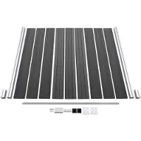 vidaXL Schuttingpanelenset 1737x186 cm HKC zwart