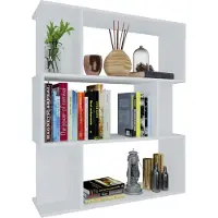 vidaXL Boekenkast/kamerscherm 80x24x96 cm bewerkt hout wit