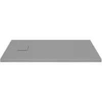 vidaXL Douchebak 100x80 cm SMC grijs