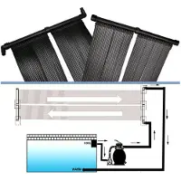 vidaXL Zonnepaneel voor zwembadverwarming, 6 stuks, 80x620 cm