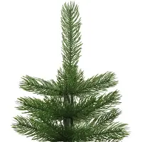 vidaXL Kunstkerstboom met standaard smal 240 cm PE