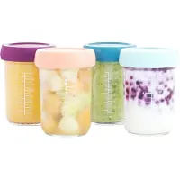 BabyMoov Containers - Glas - 4x240 ml - - OneSize - Opbergers