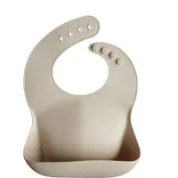 Mushie Slabbetje Met Opvangbakje Shifting Sand