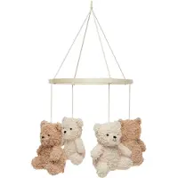Jollein Baby Mobiel - Teddy Bear - Naturel/Biscuit - Voor Box/Babybedje