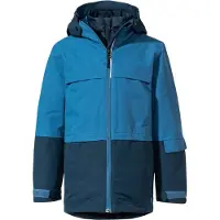 Vaude Kids Snow Cup 3in1 Jacket II, skijas, blauw