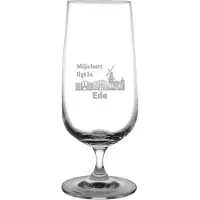 Fusion Gegraveerde bierglas op voet 41cl Ede