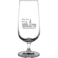 Fusion Gegraveerde bierglas op voet 41cl Amersfoort