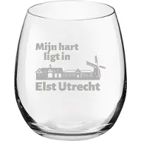 Royal Leerdam Gegraveerde Drinkglas 39cl Elst Utrecht