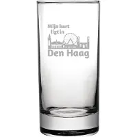 Fusion Gegraveerde longdrinkglas 28,5cl Den Haag