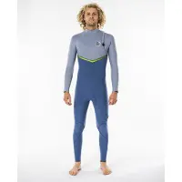 Rip Curl E Bomb 5/3 Zip Free - Blue Grey