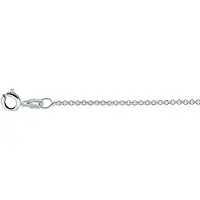 The Jewelry Collection Zilveren Collier anker rond 1 1018835 45 cm