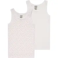 Schiesser Onderhemd pink / wit