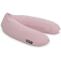 Snoozzz Voedingskussen Premium Kwaliteit - 185 cm – Microparel Vulling – Wasbare Hoes - Oud Roze
