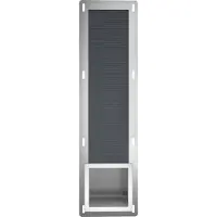 Guido Gusto Inbouw reserve toiletrolhouder mat wit zonder klep