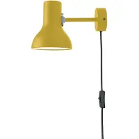 Anglepoise Type 75 Mini Wandlamp Yellow Ochre | With plug and cable and switch on cable