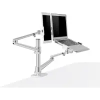 R2B Monitorarm Bureau met Dubbele Beweegbare Arm - Monitor, Laptop & Tablet