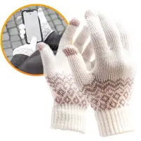 R2B Touchscreen Handschoenen - Dames & Heren - Wit