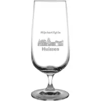 Fusion Gegraveerde bierglas op voet 41cl Huissen